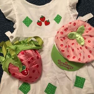 Semi handmade Strawberry Shortcake Costume